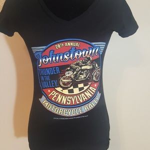 Johnstown motorcycle rally v neck